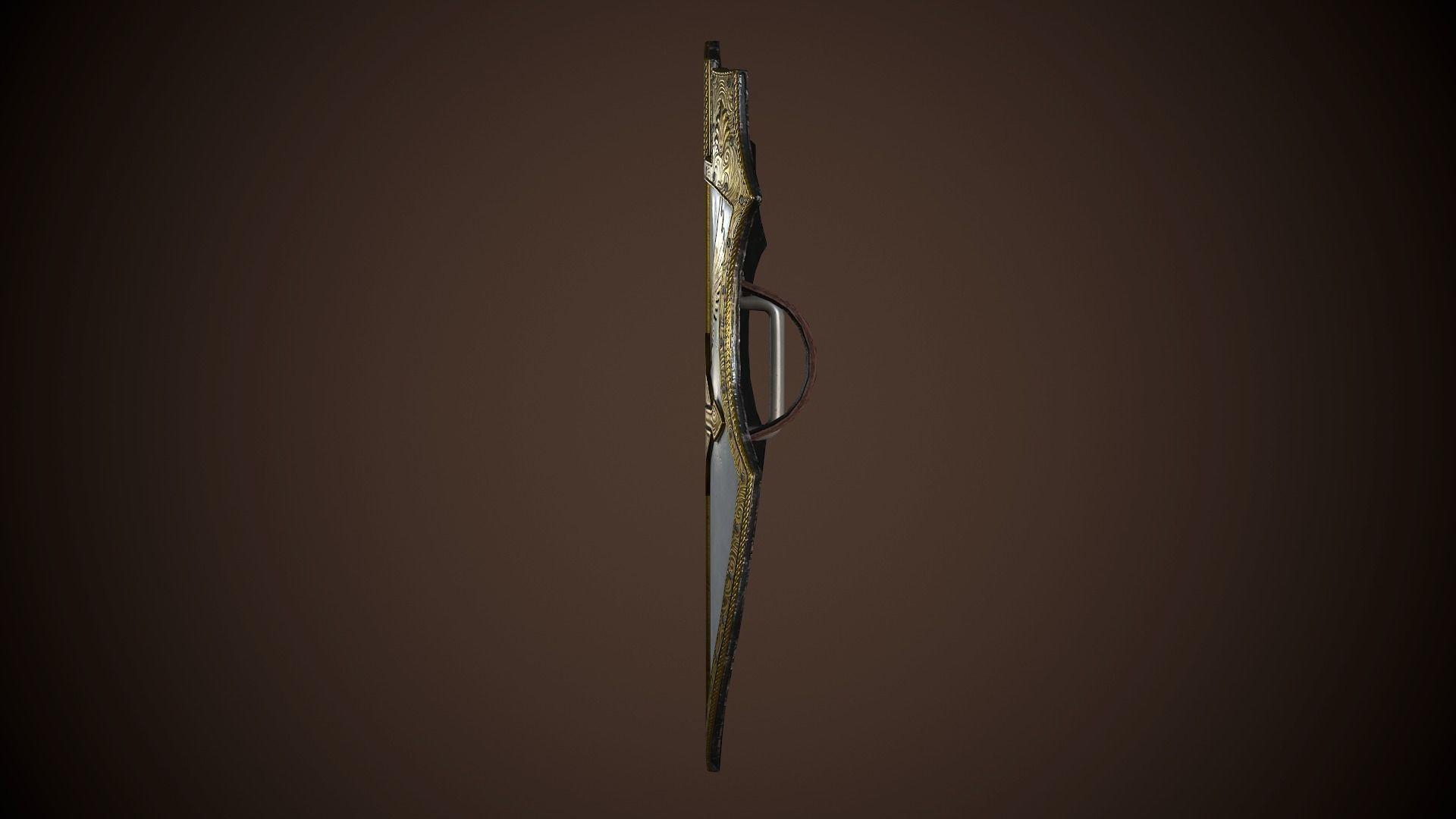 Paladin Shield Low-poly 3D model_16