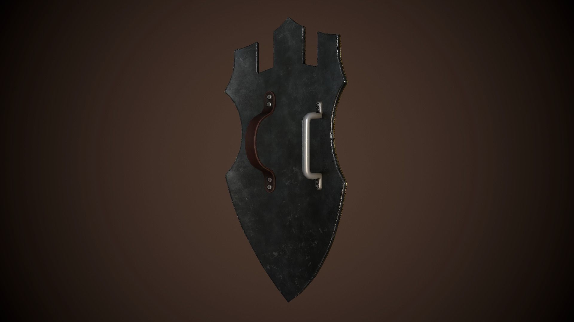 Paladin Shield Low-poly 3D model_20
