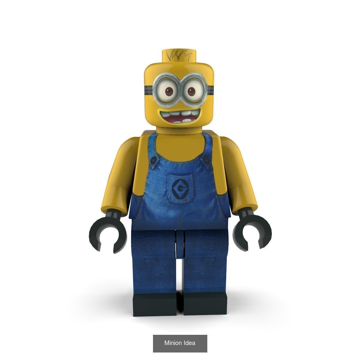 Brick  Minifigures - Minions 3D Model Collection_4