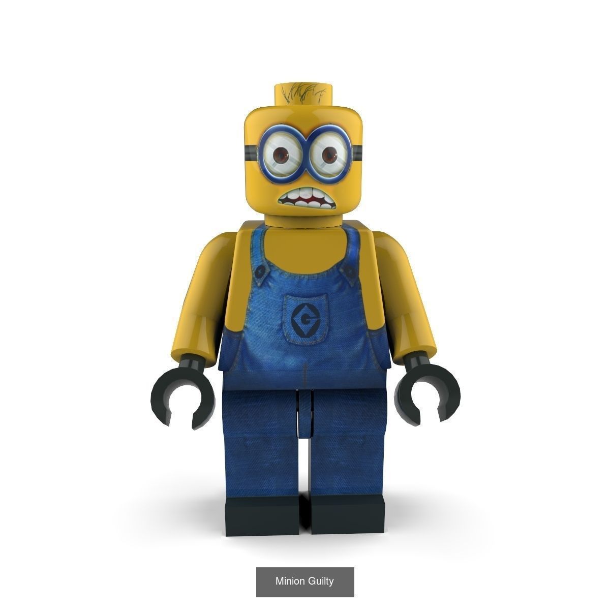 Brick  Minifigures - Minions 3D Model Collection_3