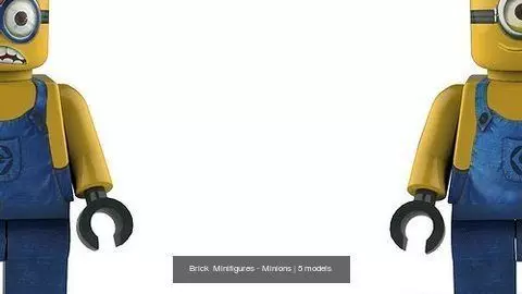 Brick  Minifigures - Minions 3D Model Collection_1