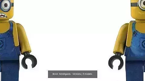 Brick  Minifigures - Minions
