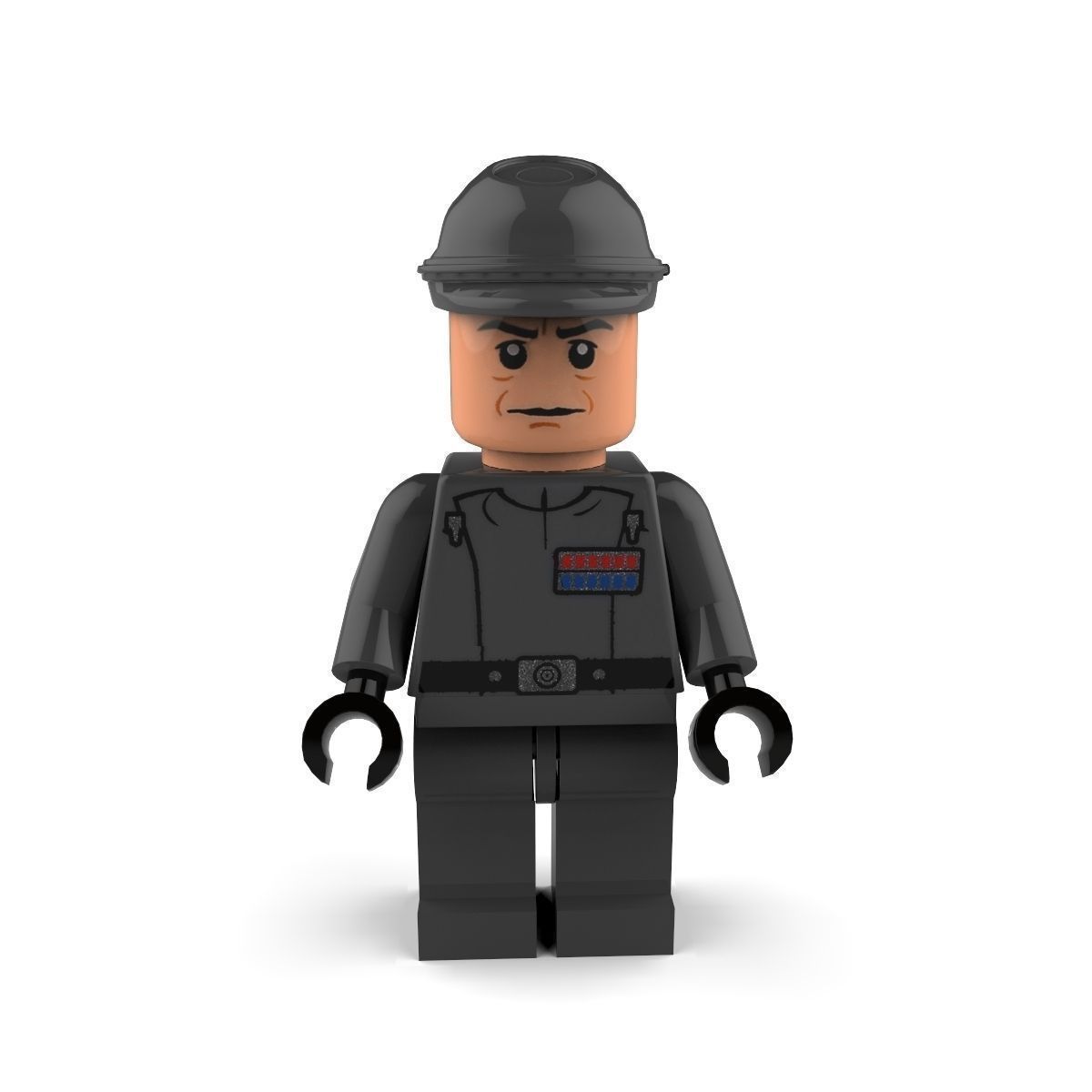 Movie Characters Brick Minifigures 2 3D Model Collection_8