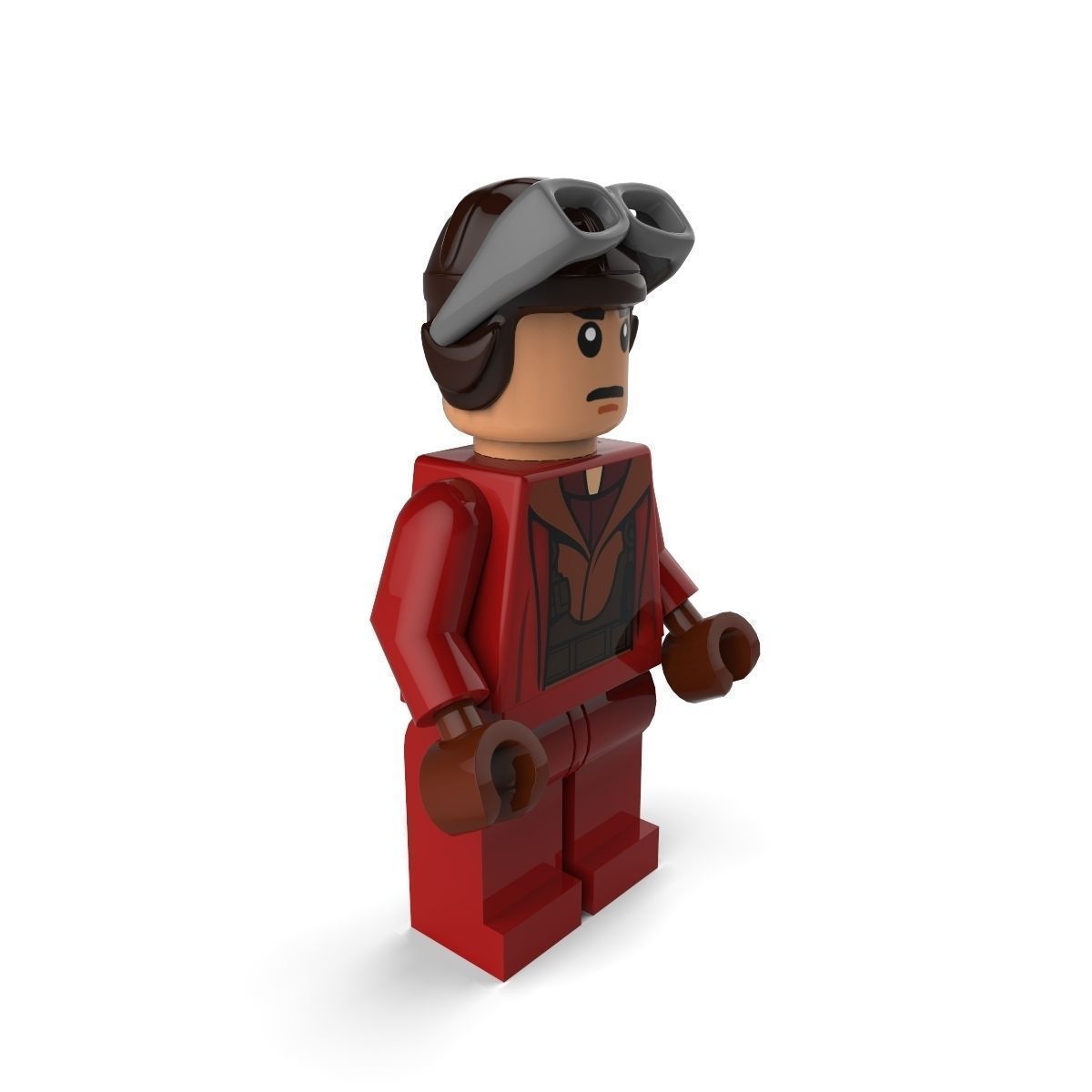 Movie Characters Brick Minifigures 2 3D Model Collection_1