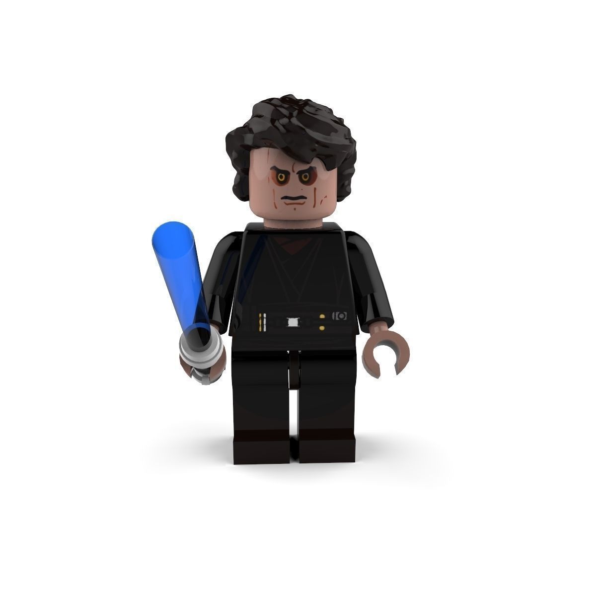 Movie Characters Brick Minifigures 2 3D Model Collection_2