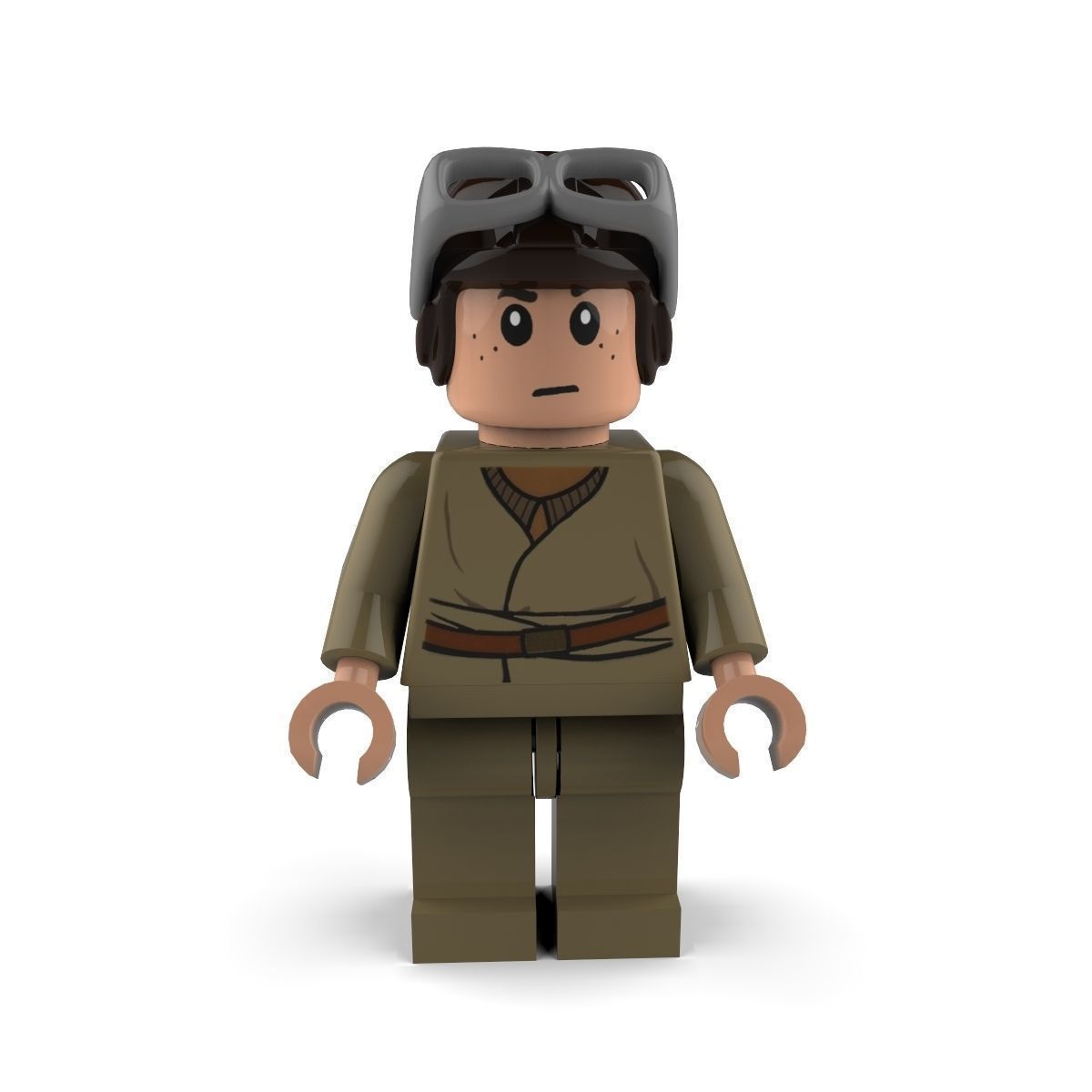 Movie Characters Brick Minifigures 2 3D Model Collection_6