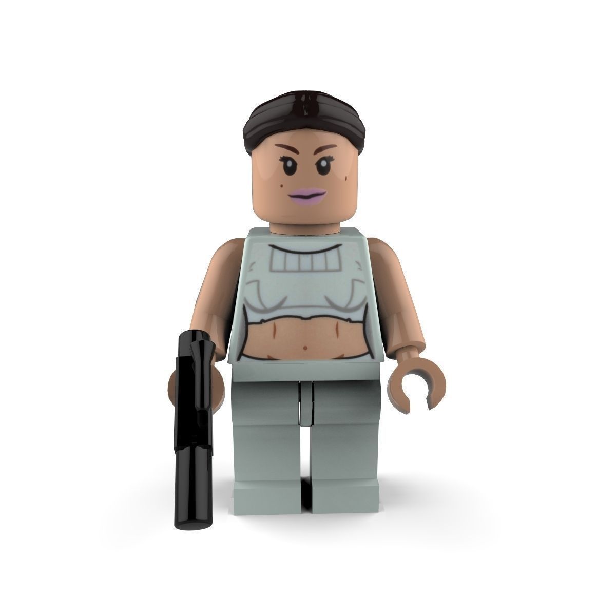 Movie Characters Brick Minifigures 2 3D Model Collection_9