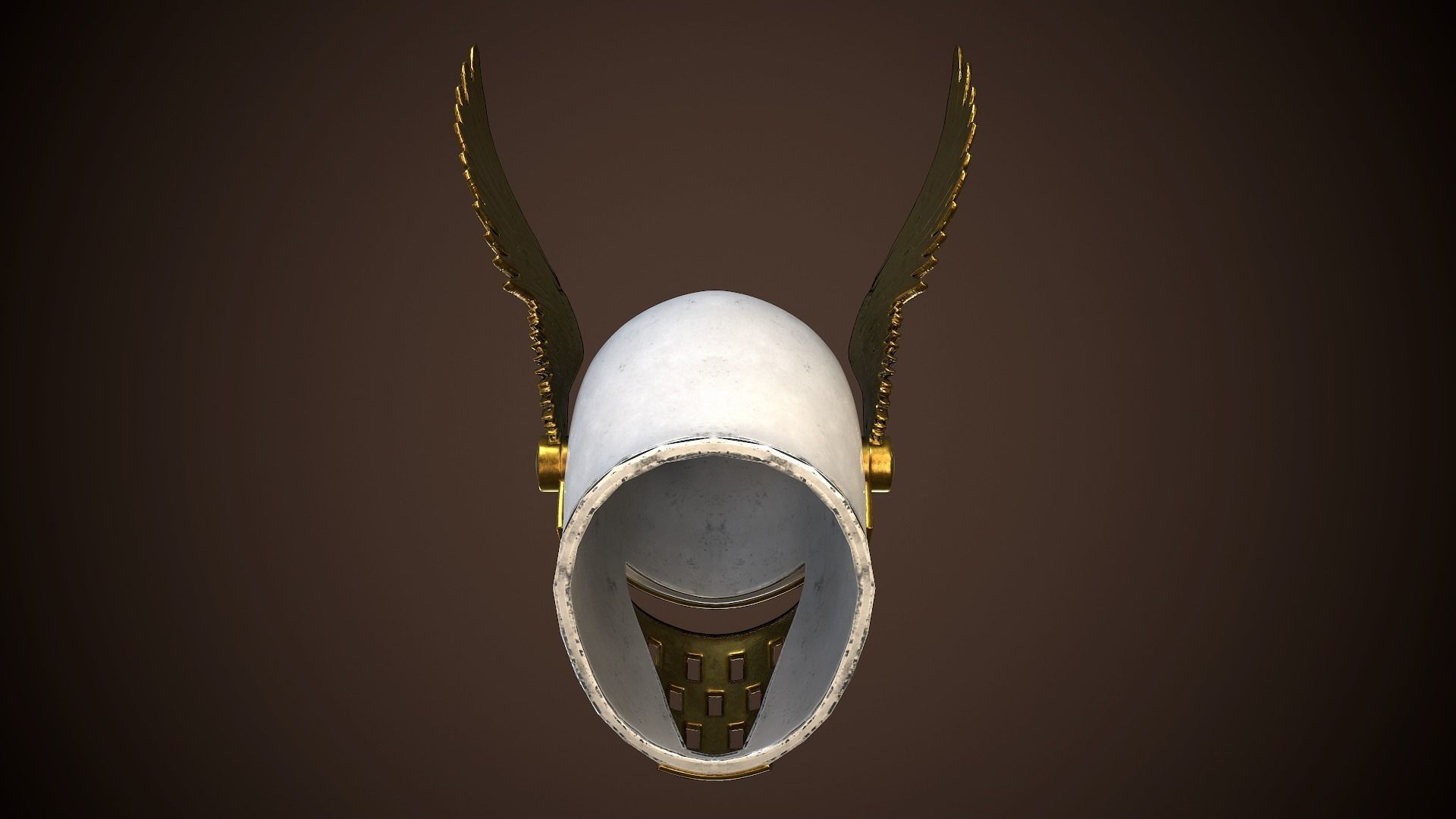 Paladin Helm Low-poly 3D model_30
