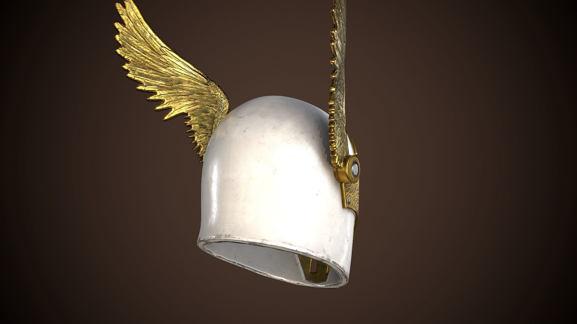 Paladin Helm Low-poly 3D model_24