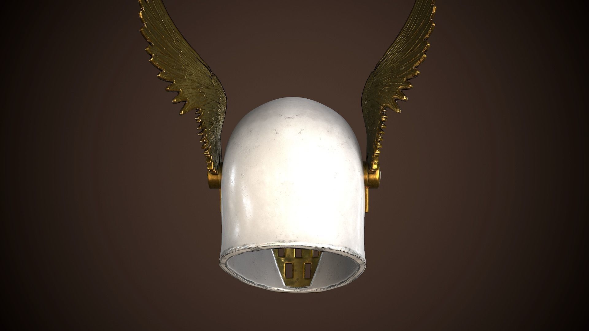 Paladin Helm Low-poly 3D model_23