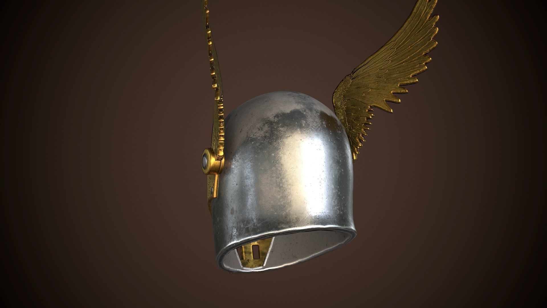 Paladin Helm Low-poly 3D model_8