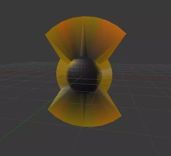 war shield 3D model_0