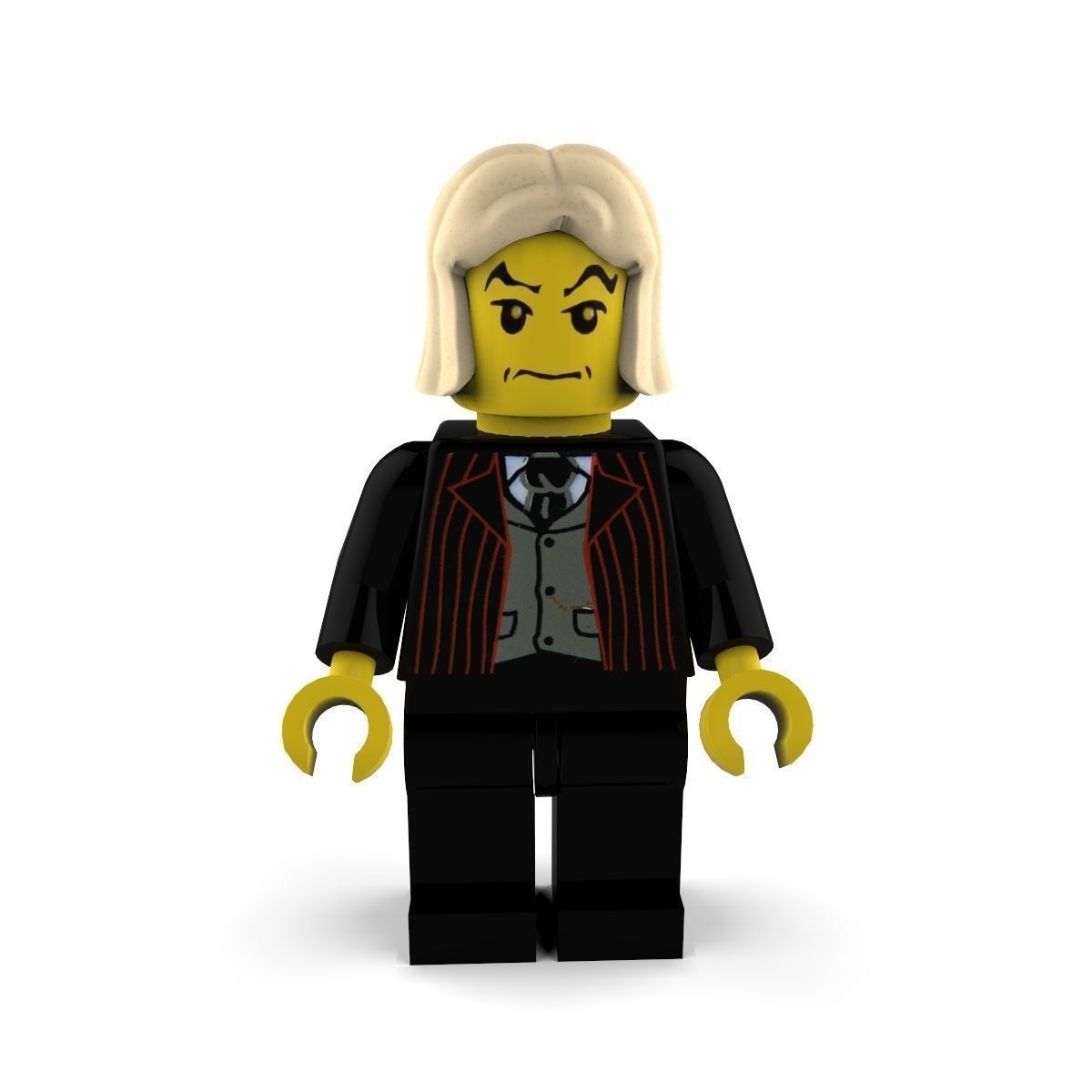 Movie Characters Brick Minifigures 4 3D Model Collection_3