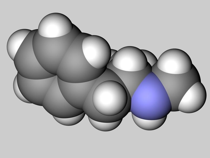 Methamphetamine isomers 3D model_4