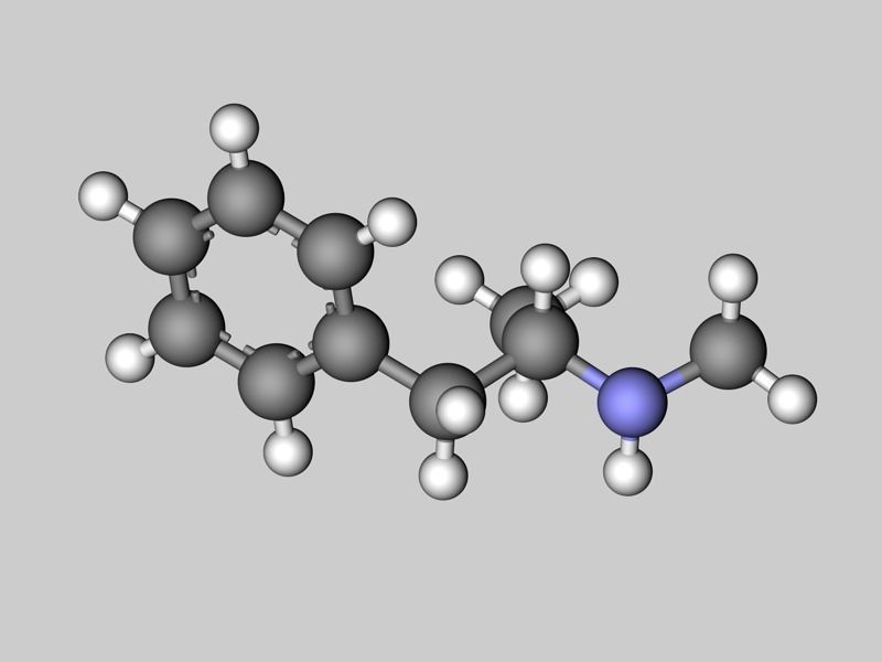 Methamphetamine isomers 3D model_3