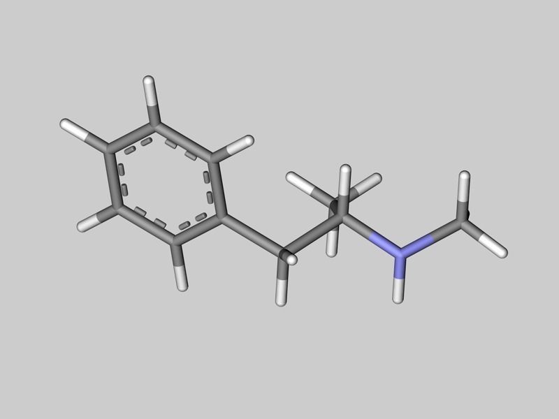 Methamphetamine isomers 3D model_1