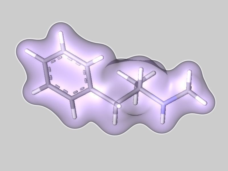 Methamphetamine isomers 3D model_2