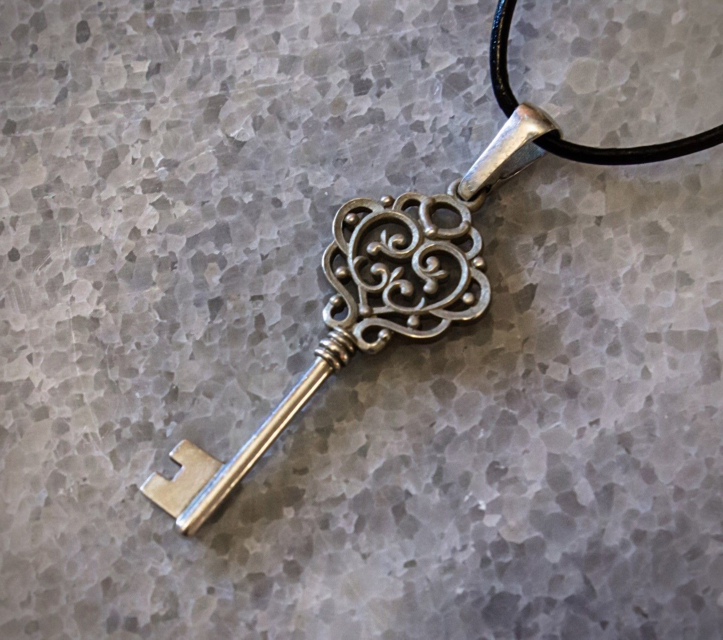 Pendant Key 1 STL 3D print model_6