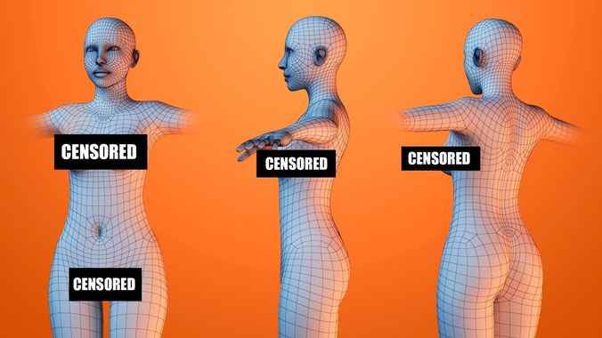 woman body Free 3D model