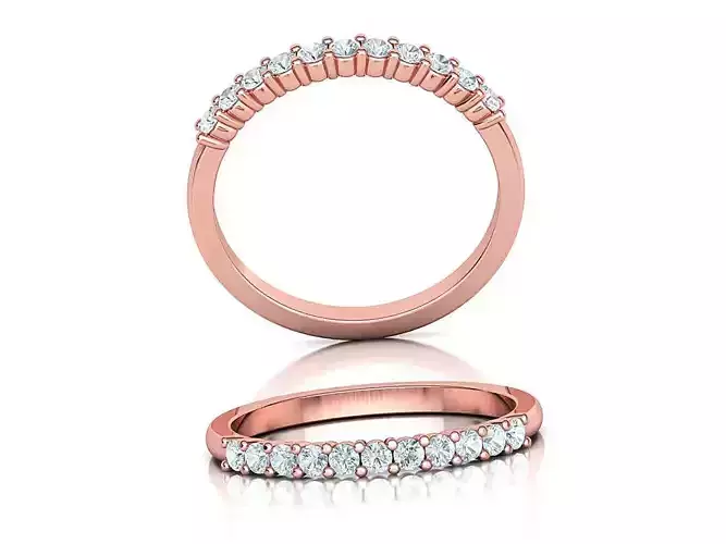Paradise Band Ring 3d model  Many sizes N0297 printable 3D print model