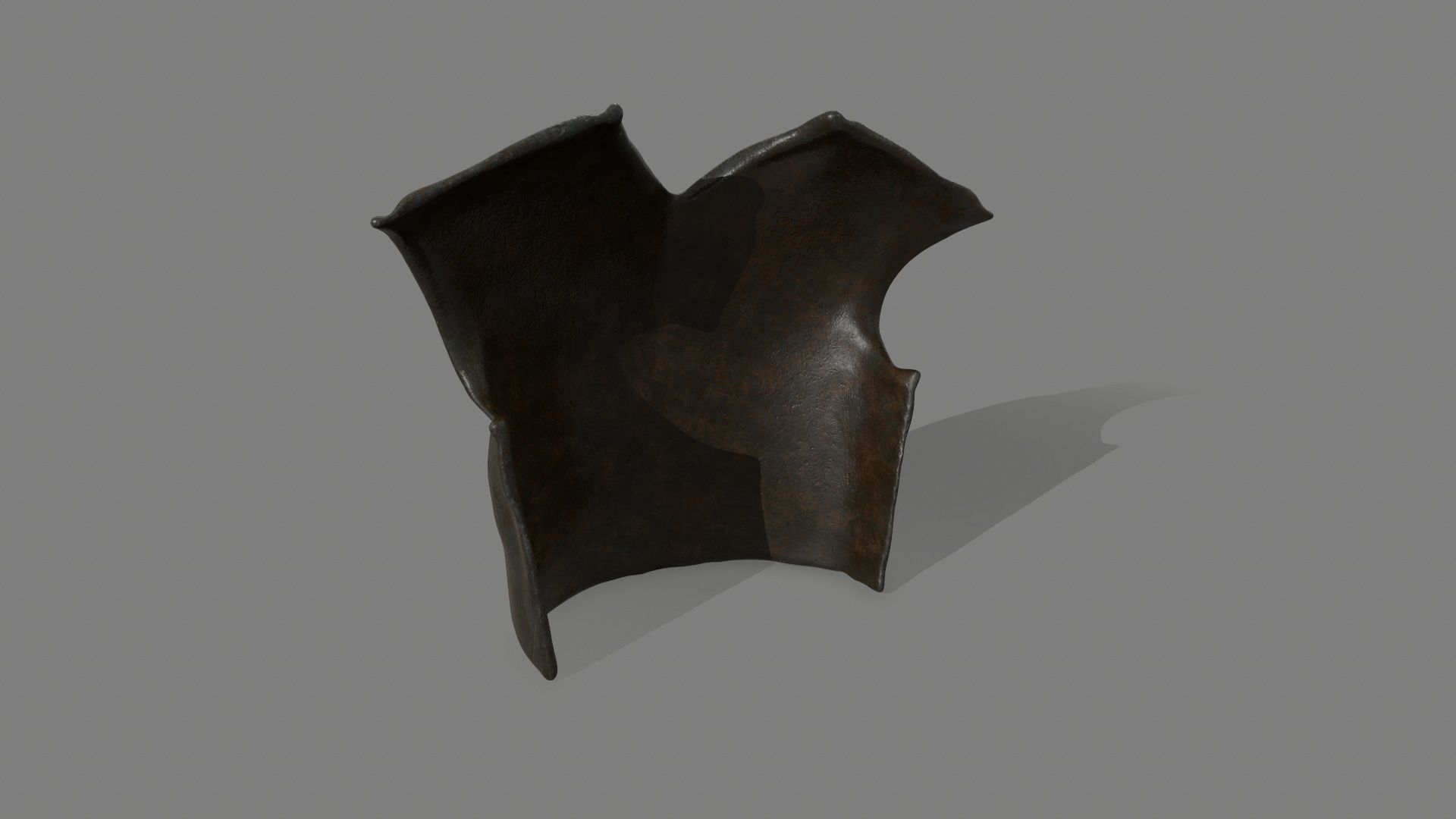 armor torso Low-poly 3D model_3