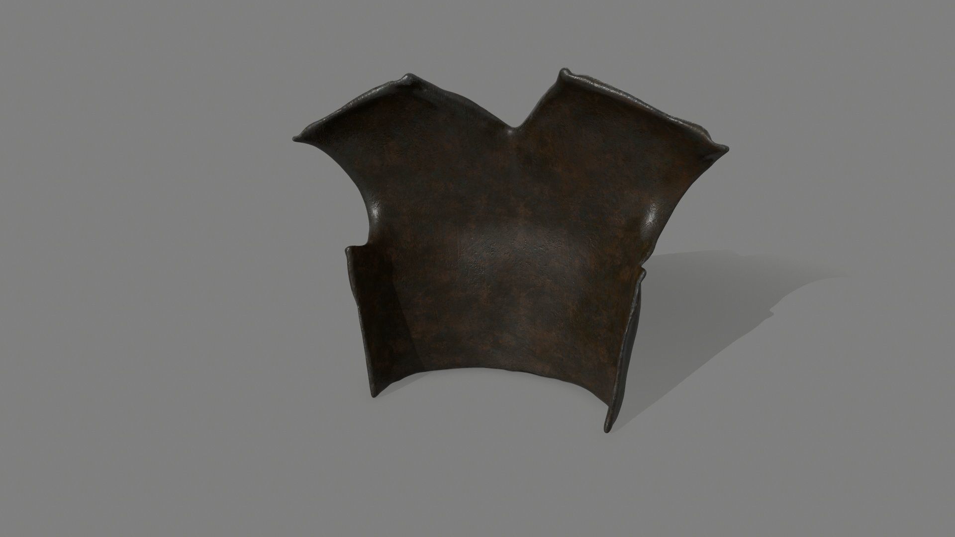 armor torso Low-poly 3D model_4