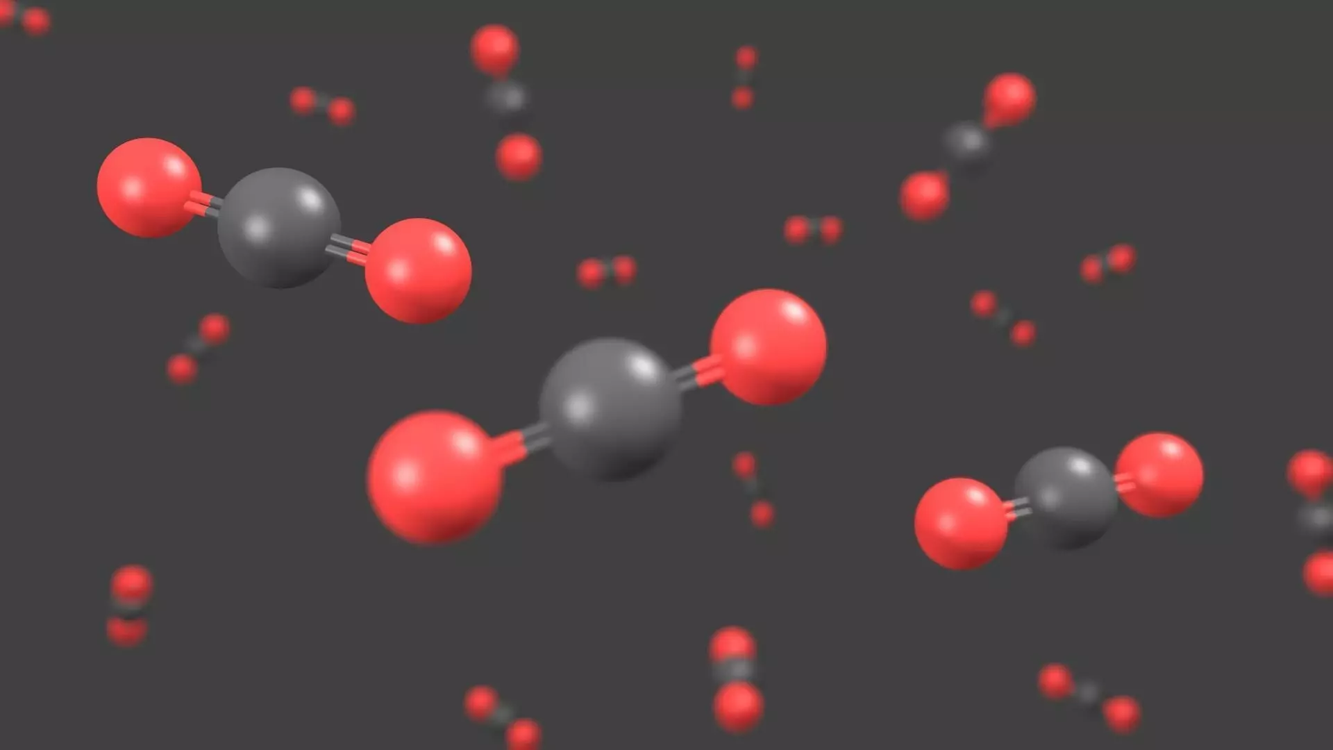 Carbon Dioxide Molecule - Model 3D model_0