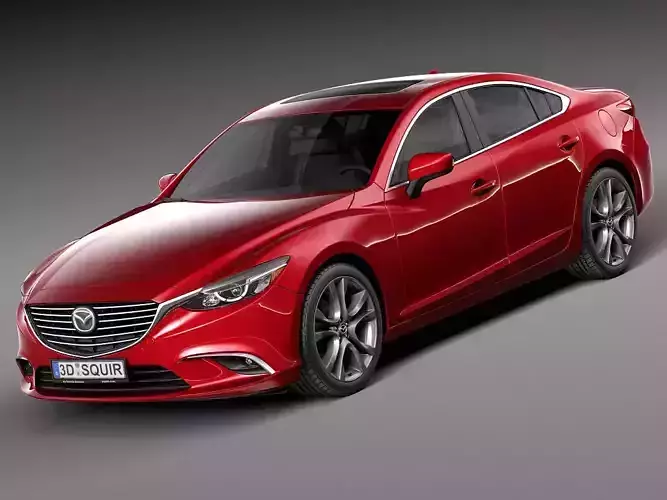 Mazda 6 sedan 2016 3D model