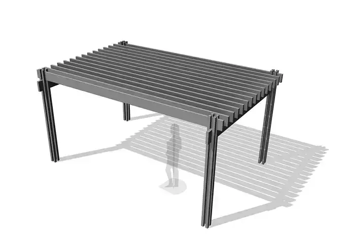 Modern Wooden Pergola