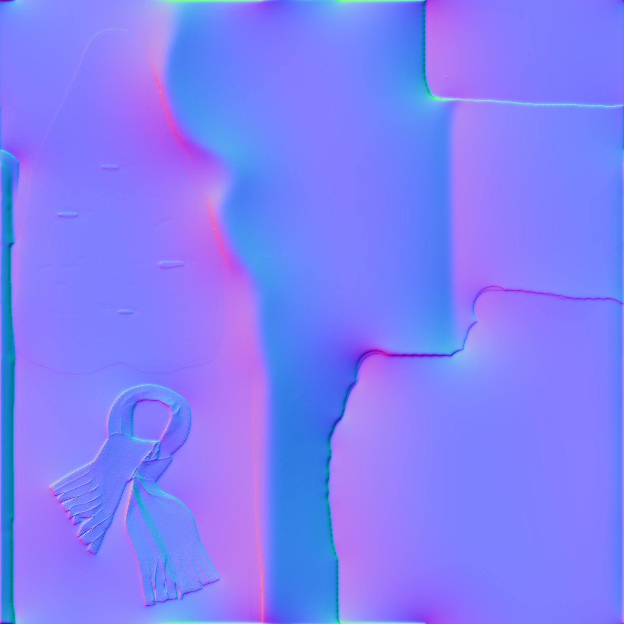 Snow Man Low-poly 3D model_26