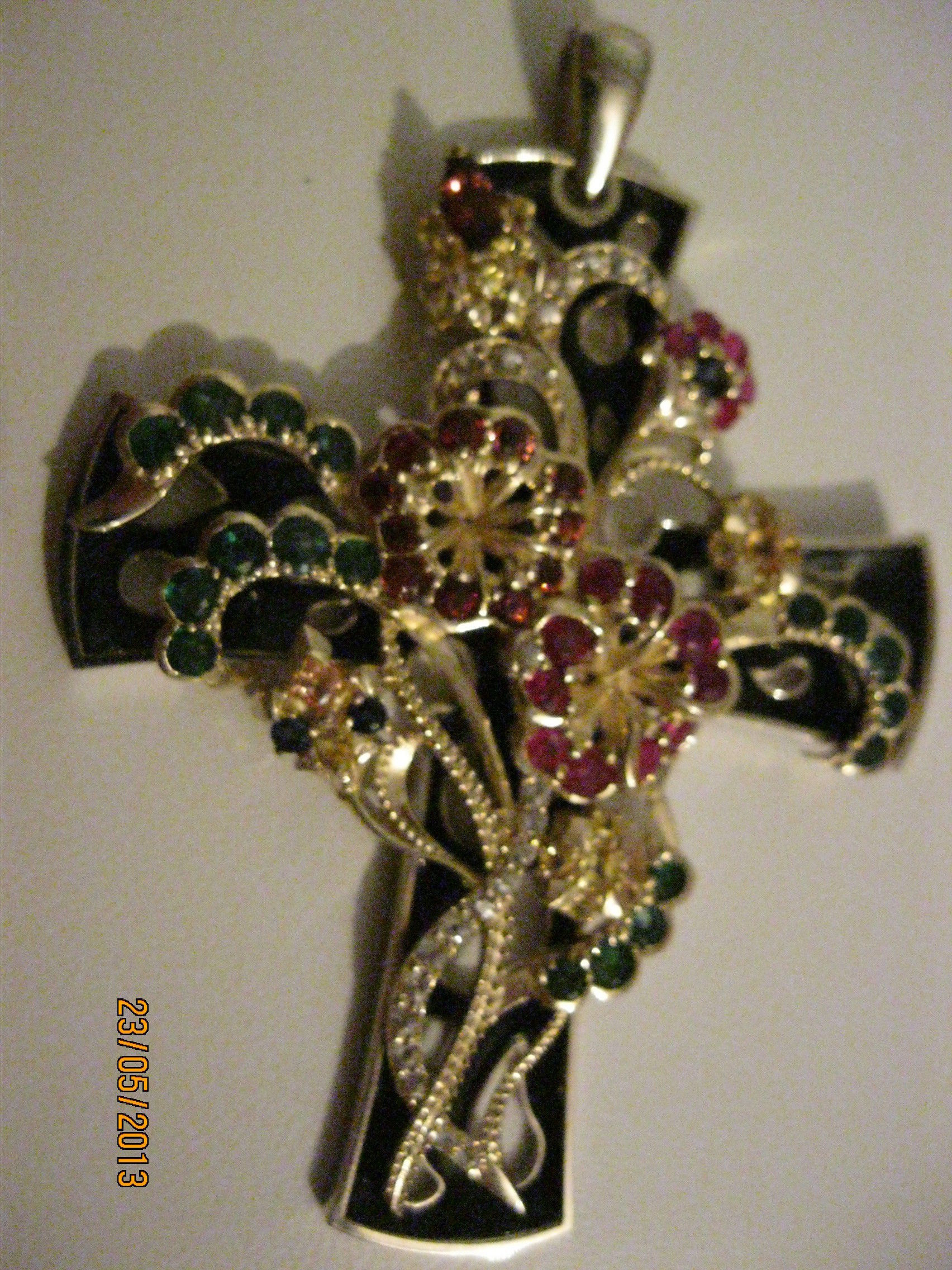 Flower cross - original 3D print model_10