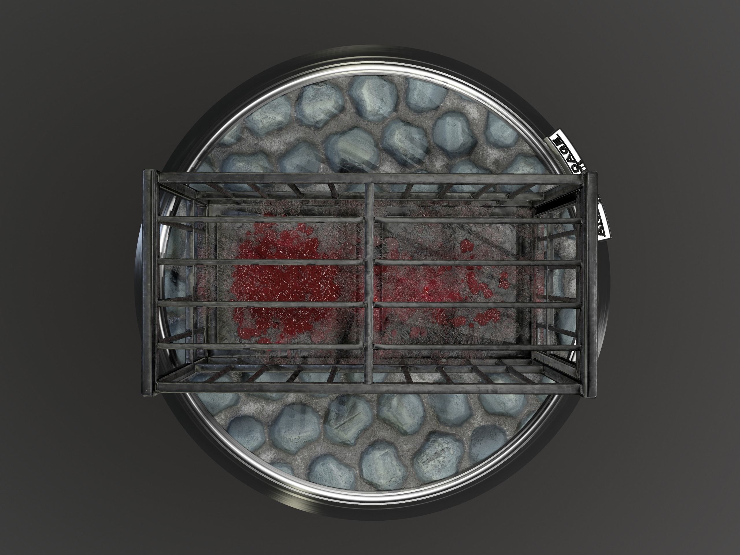 Animal Cage Low-poly 3D model_43