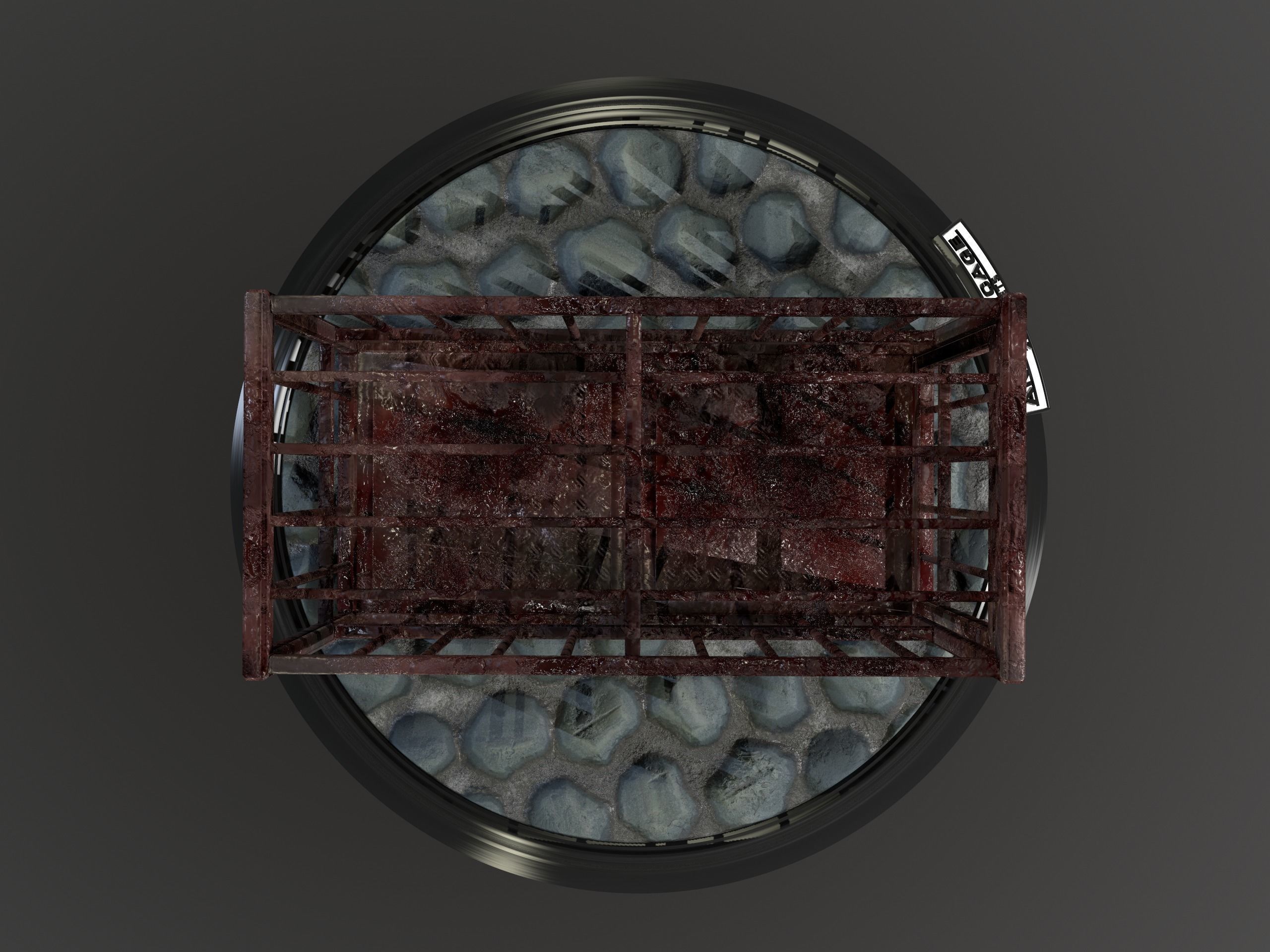 Animal Cage Low-poly 3D model_168