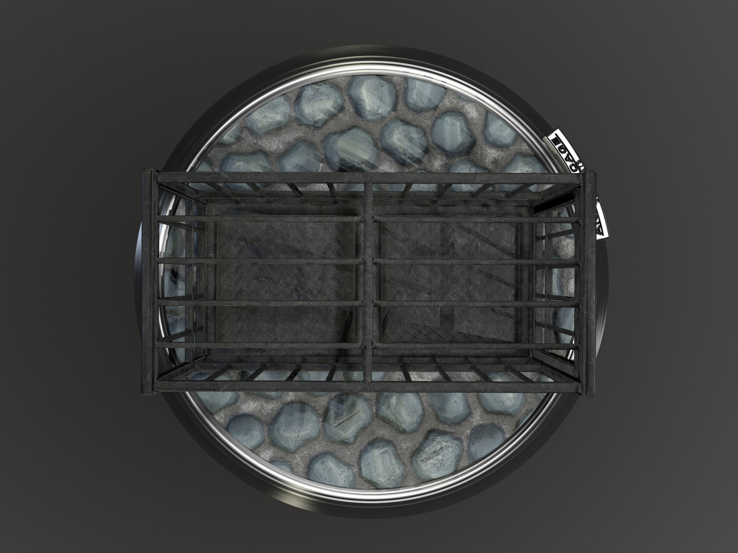 Animal Cage Low-poly 3D model_51