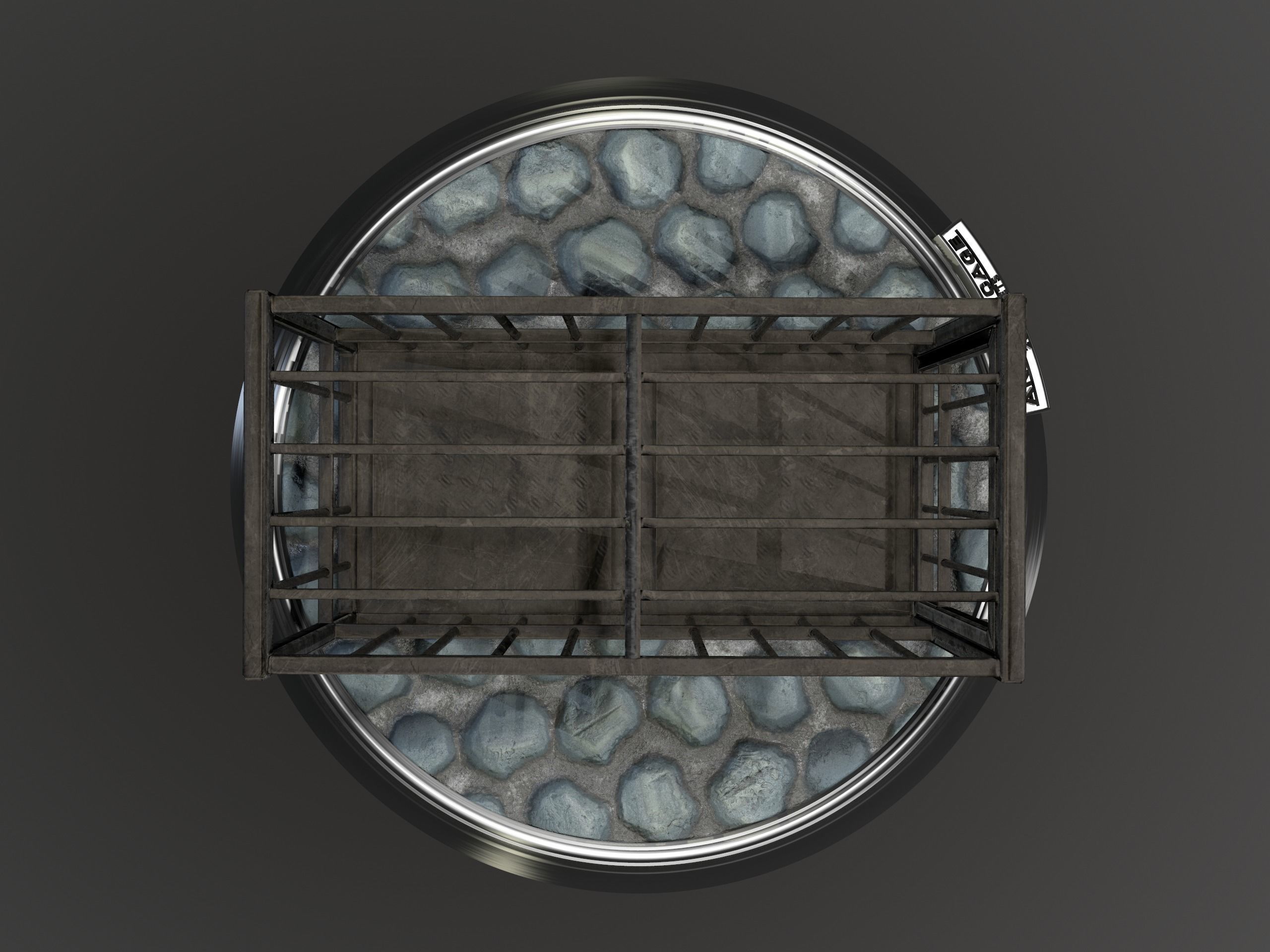 Animal Cage Low-poly 3D model_65