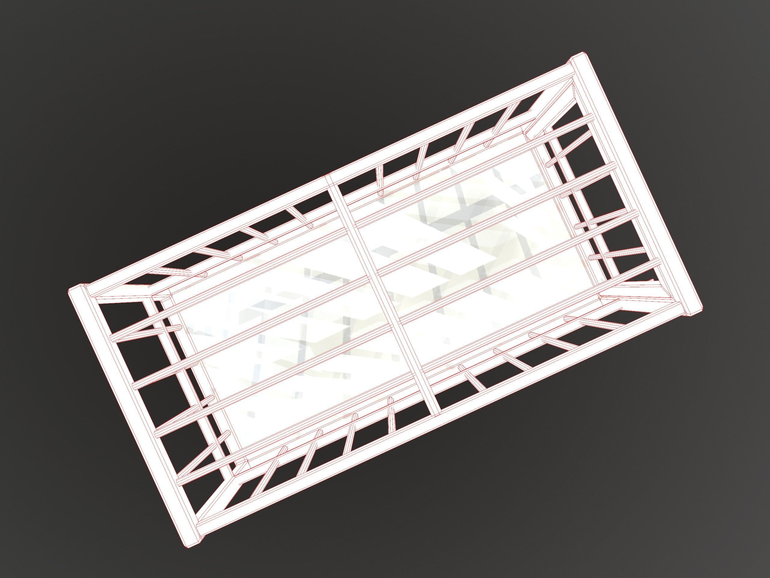 Animal Cage Low-poly 3D model_8