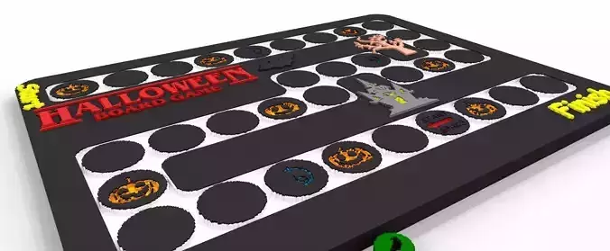 Halloween Board Game Cubic Version 3D print model