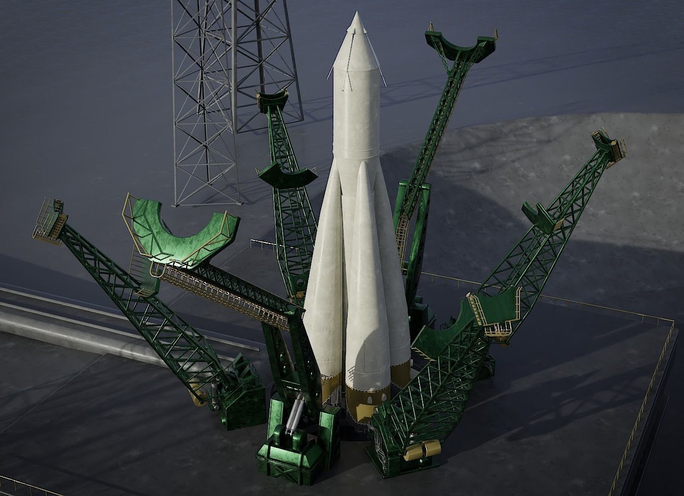 sputnik-1 3D model_16