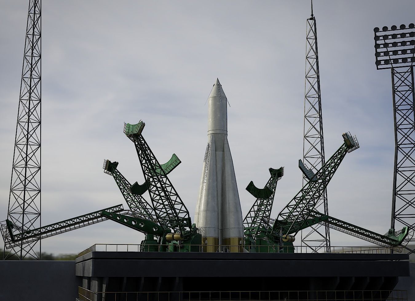 sputnik-1 3D model_6