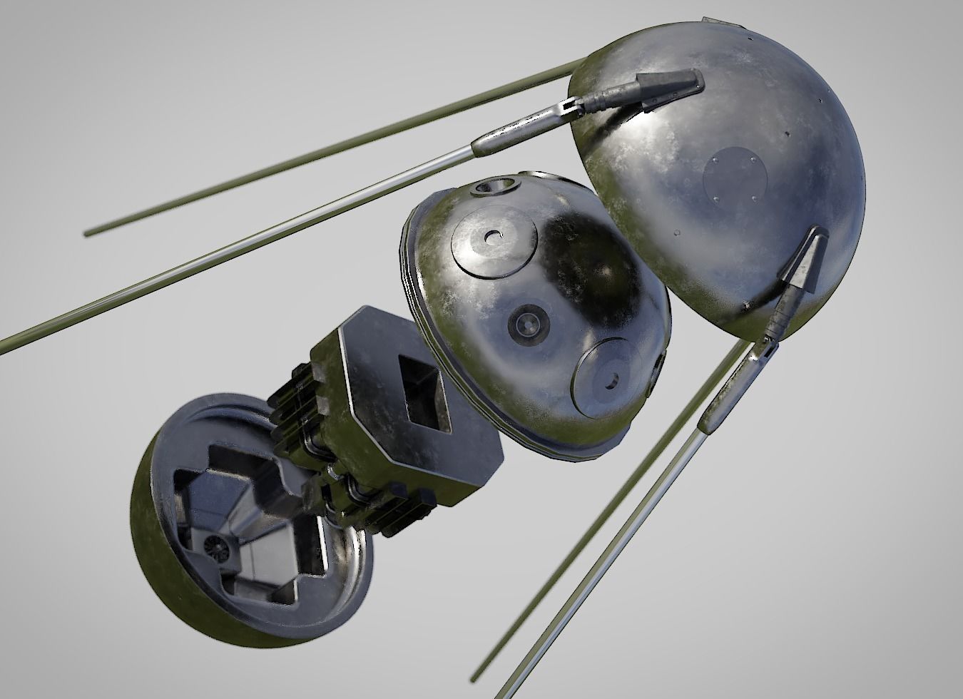 sputnik-1 3D model_2