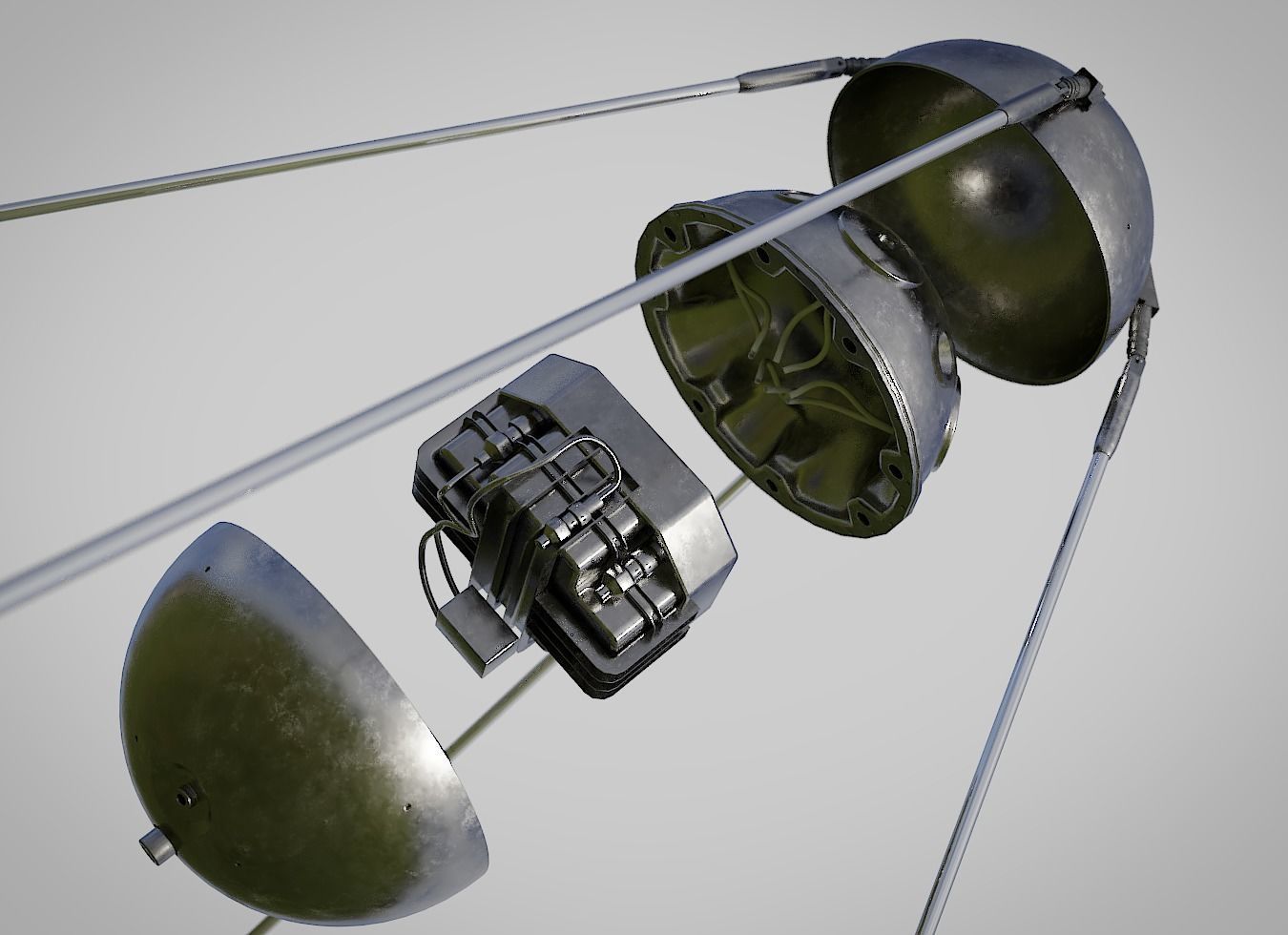 sputnik-1 3D model_3