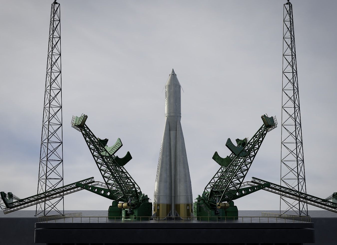 sputnik-1 3D model_7