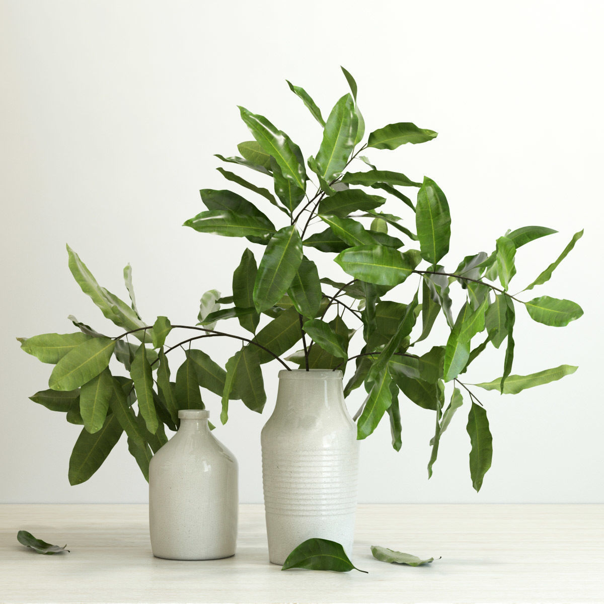 branches in a vase 3D model_6