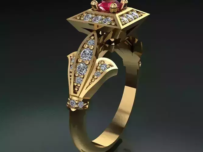 Ring with quad table