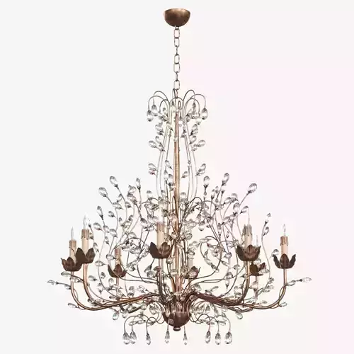 Crystal Bud Chandelier