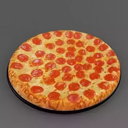 Pizza pepperoni 3D model