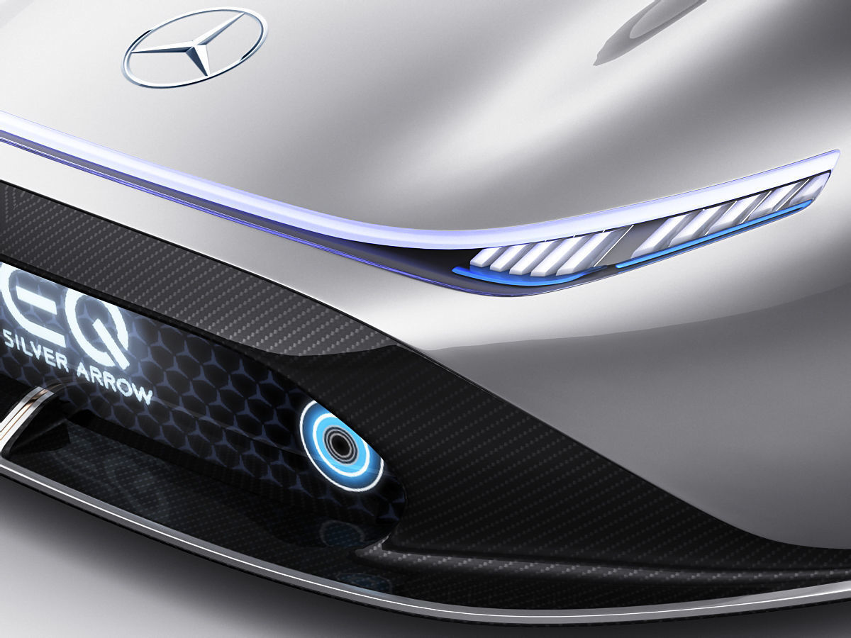 Mercedes-Benz Vision EQ Silver Arrow Concept 2018  3D model_4