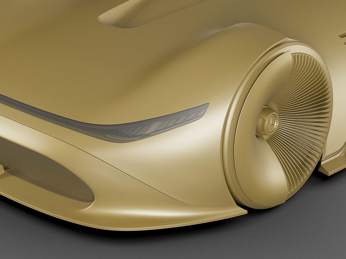 Mercedes-Benz Vision EQ Silver Arrow Concept 2018  3D model_19