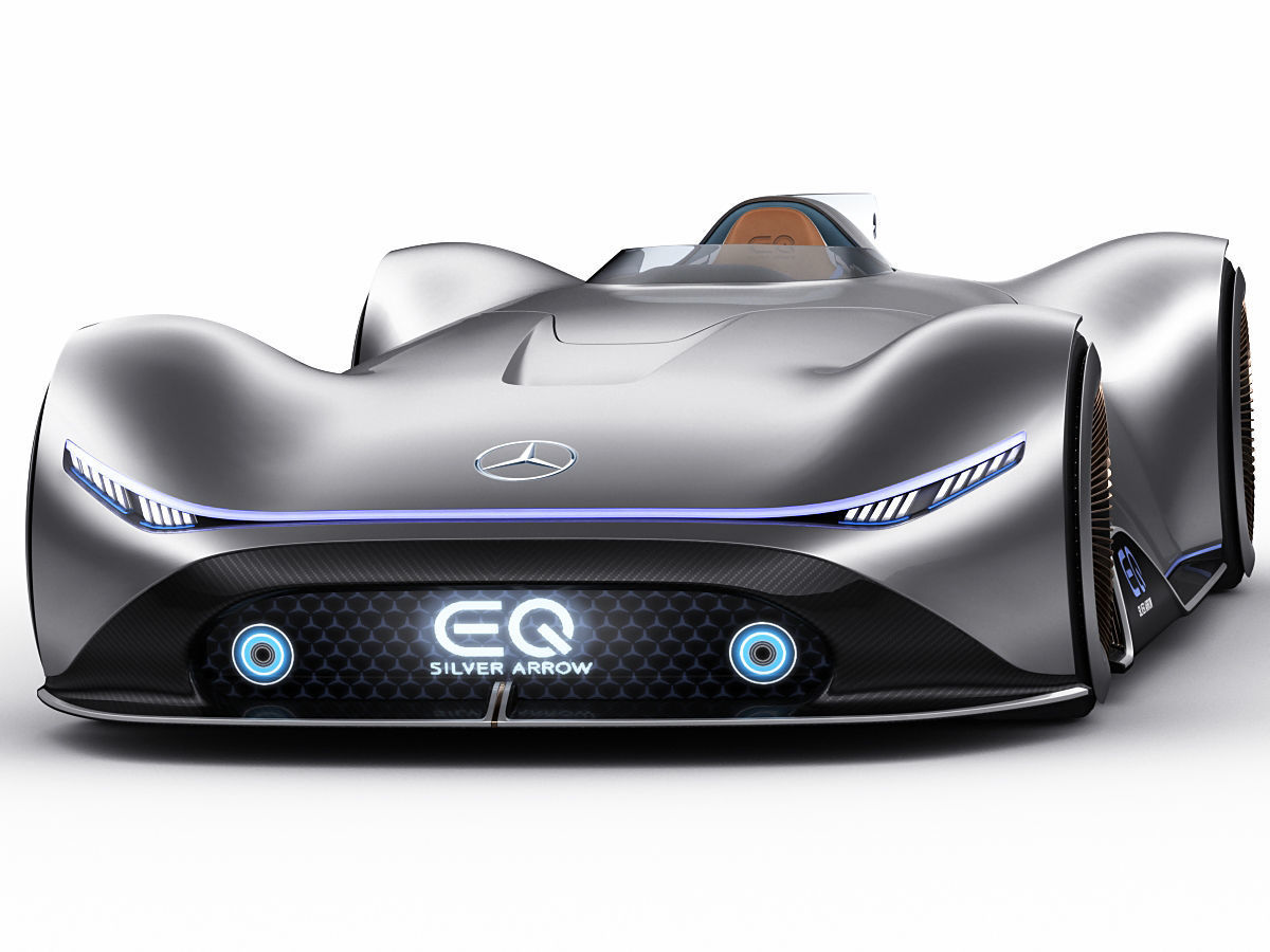 Mercedes-Benz Vision EQ Silver Arrow Concept 2018  3D model_11