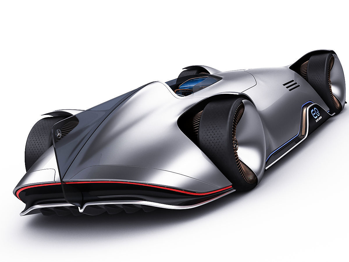 Mercedes-Benz Vision EQ Silver Arrow Concept 2018  3D model_1
